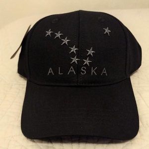 Alaska State Flag Hat In Black "Brand New" From Anchorage Alaska